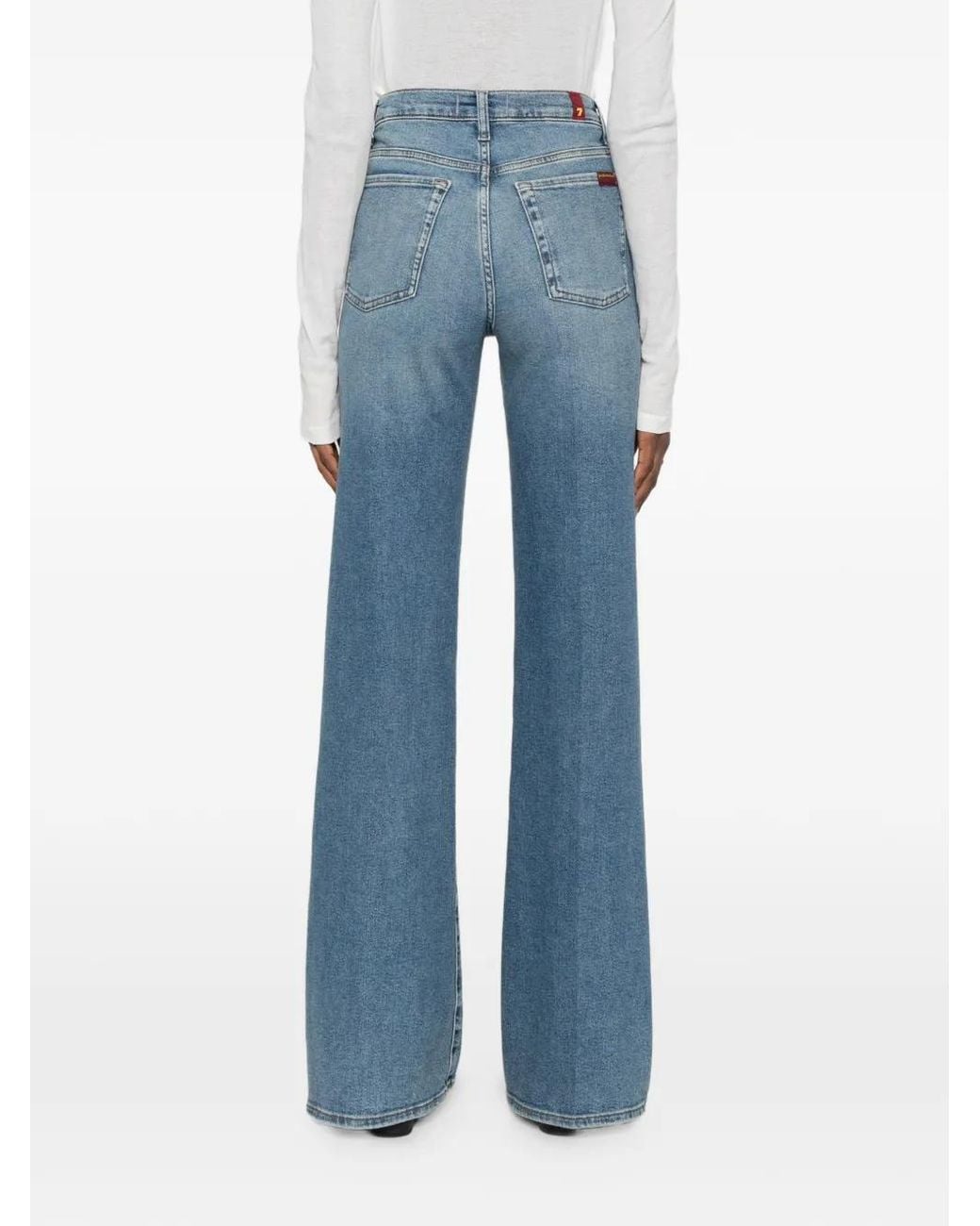 7 For All Mankind Blue Modern Dojo Five-Pocket Jeans