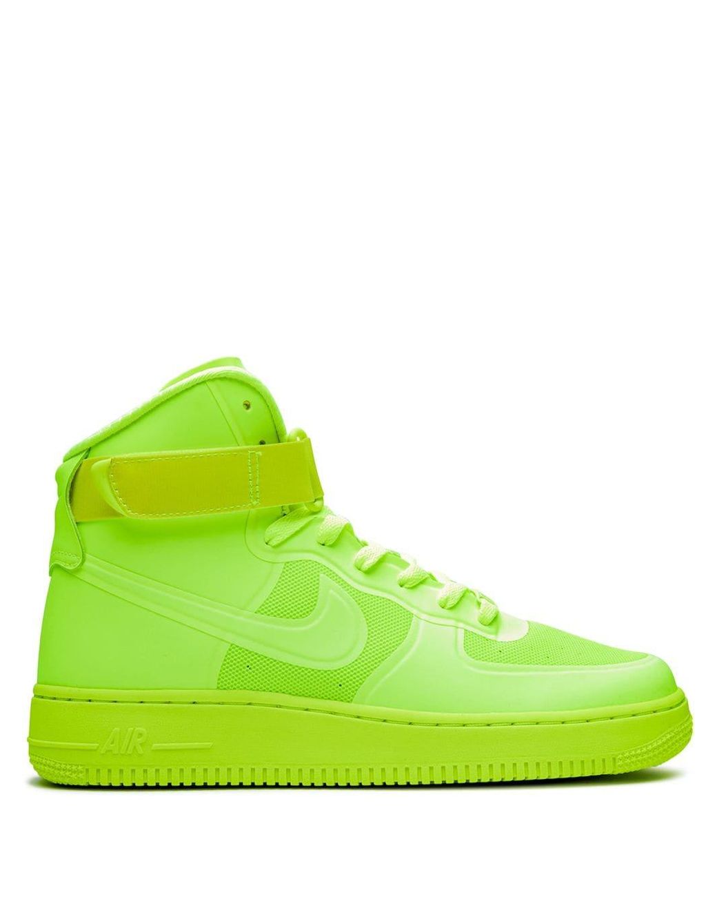 Nike Lace Air Force 1 High-top Sneakers in Green for Men - Lyst