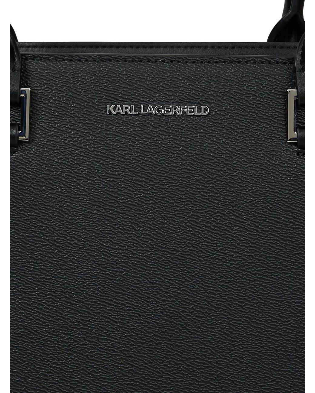 Karl Lagerfeld Black Ikon Choupette Tote Bag