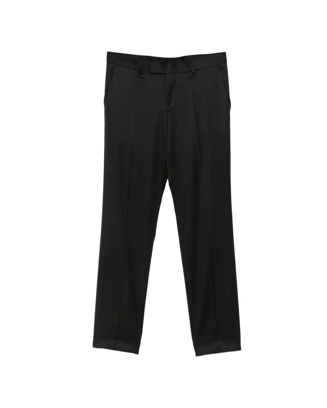 Boss Black Virgin Wool Tailored Trousers for men