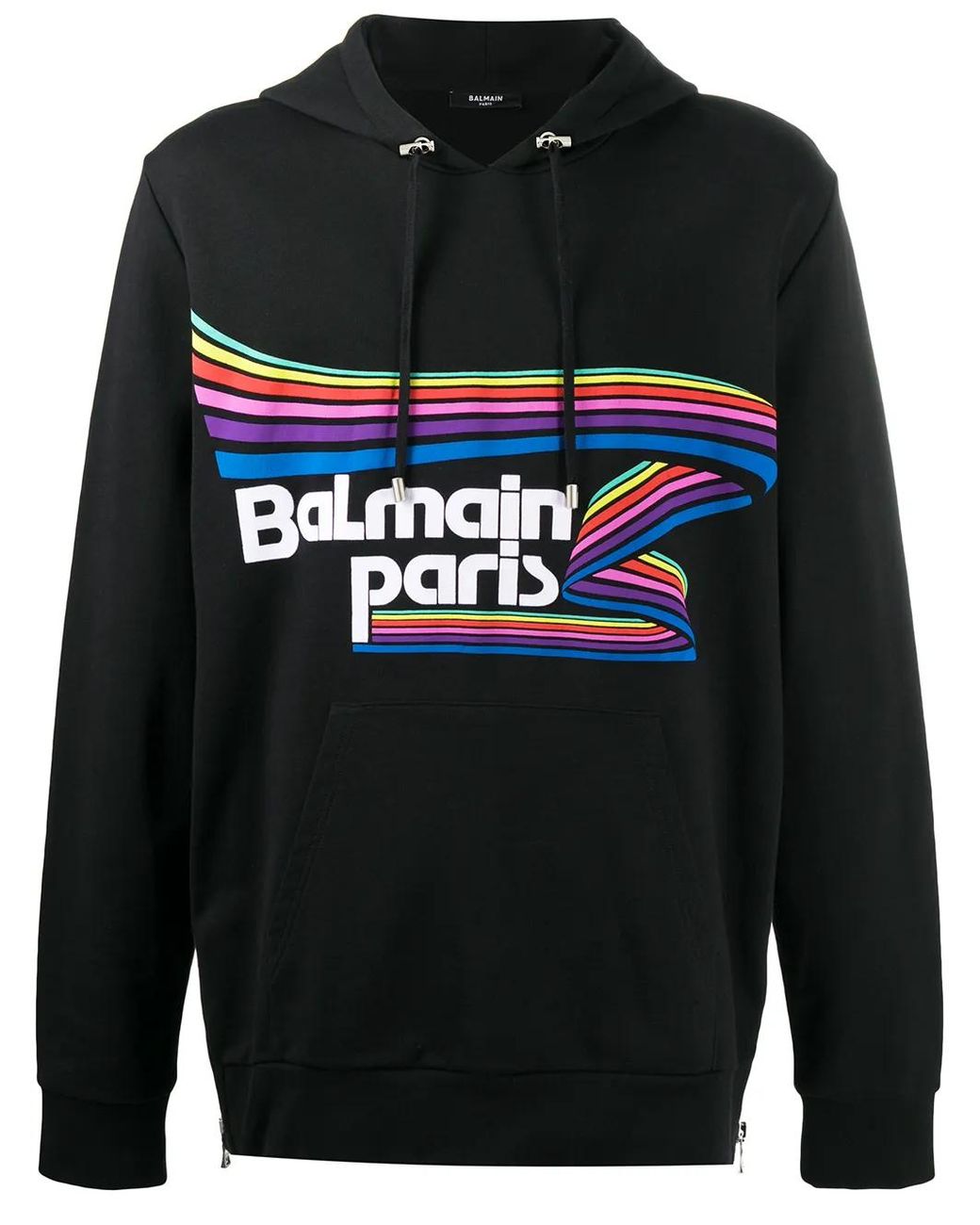 Balmain Gray Sweaters Black for men