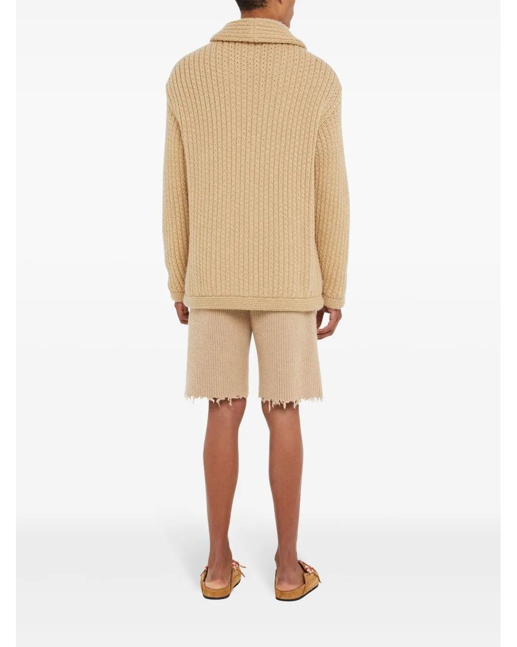 Alanui Natural Cardigan Cashmere, Cotton for men