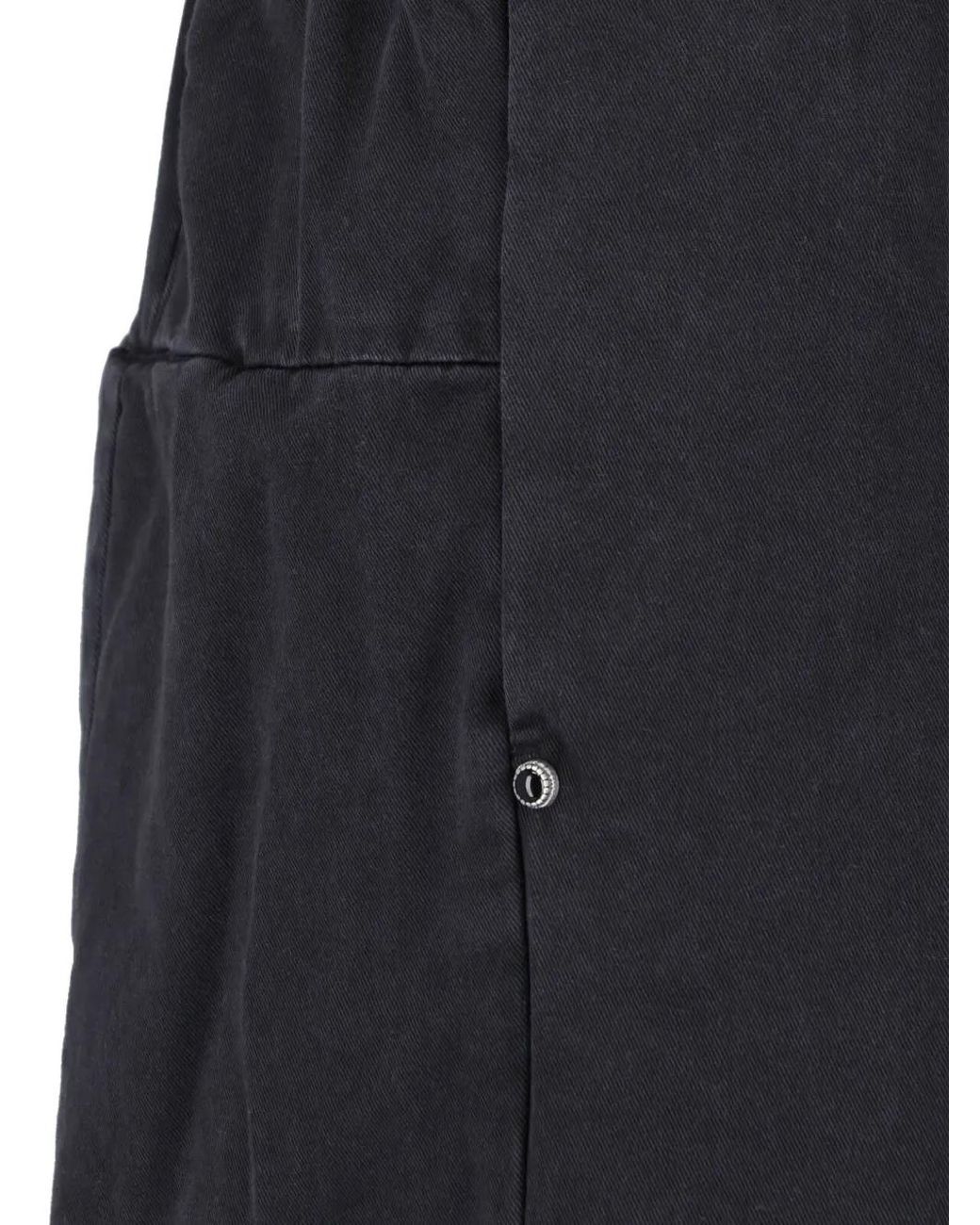 White Sand Blue Pantalon Plissé À Taille Ceinturée for men