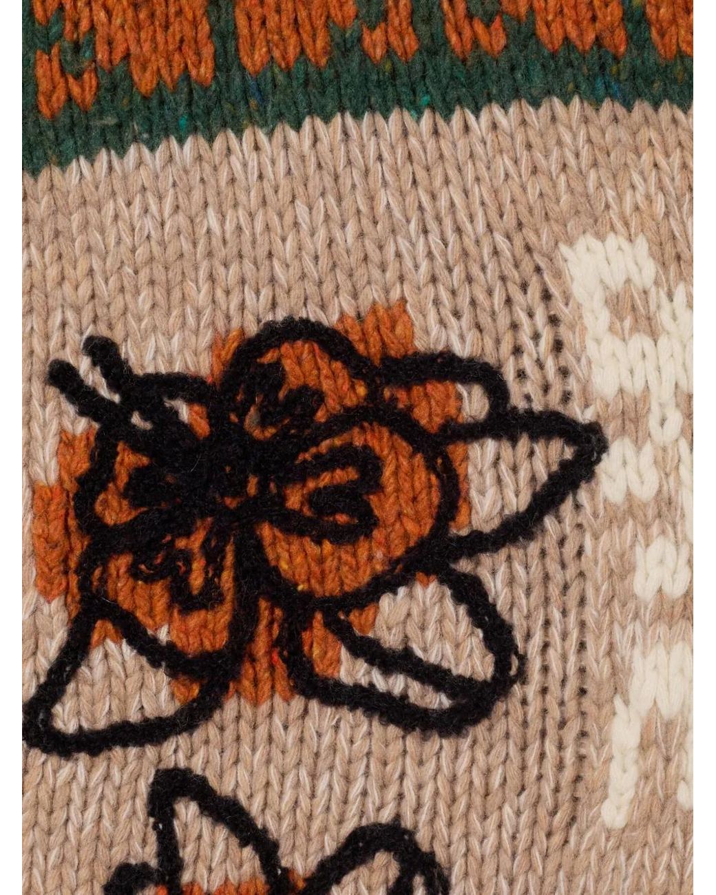 LaDoubleJ Green Embroidered 'Chalet' Cardigan