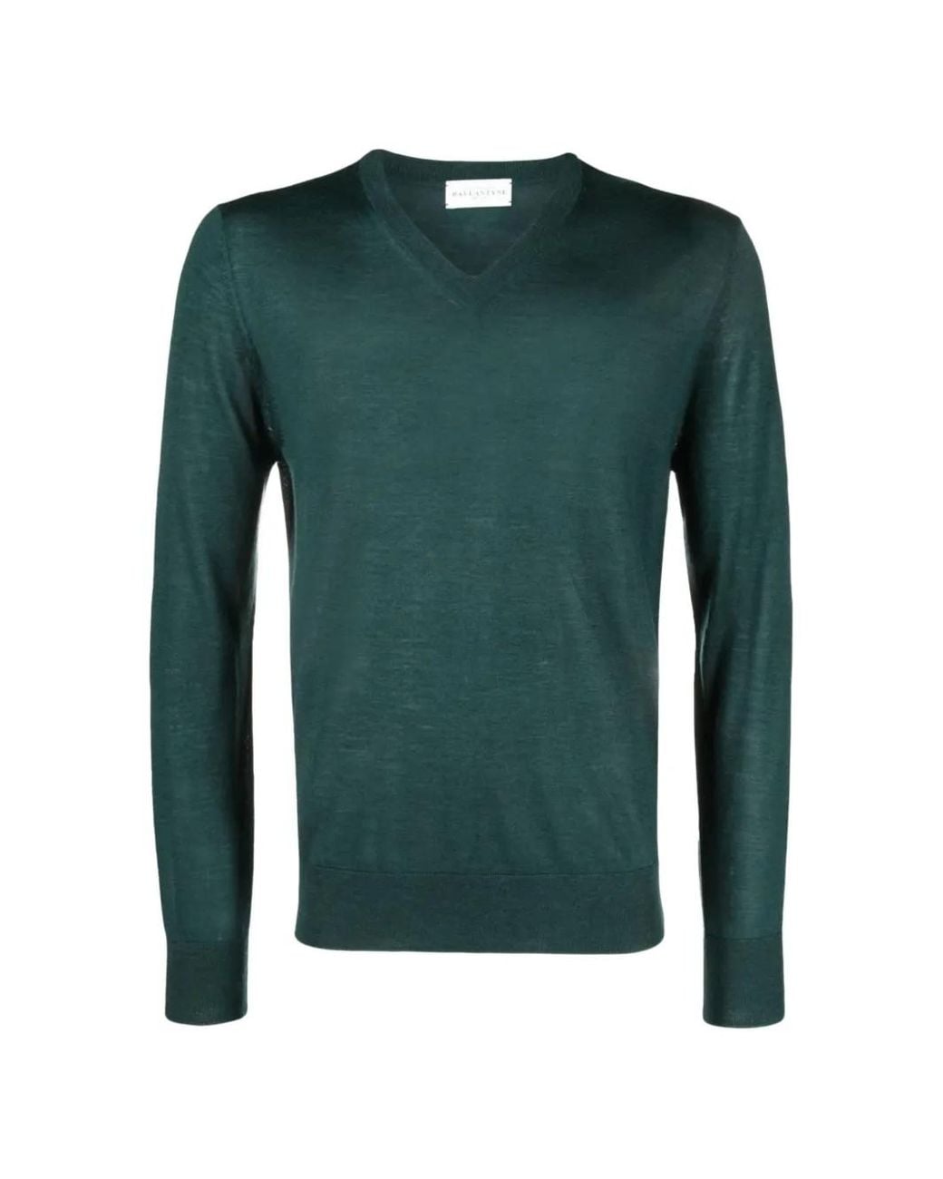 Pull À Col V Ballantyne pour homme en coloris Green