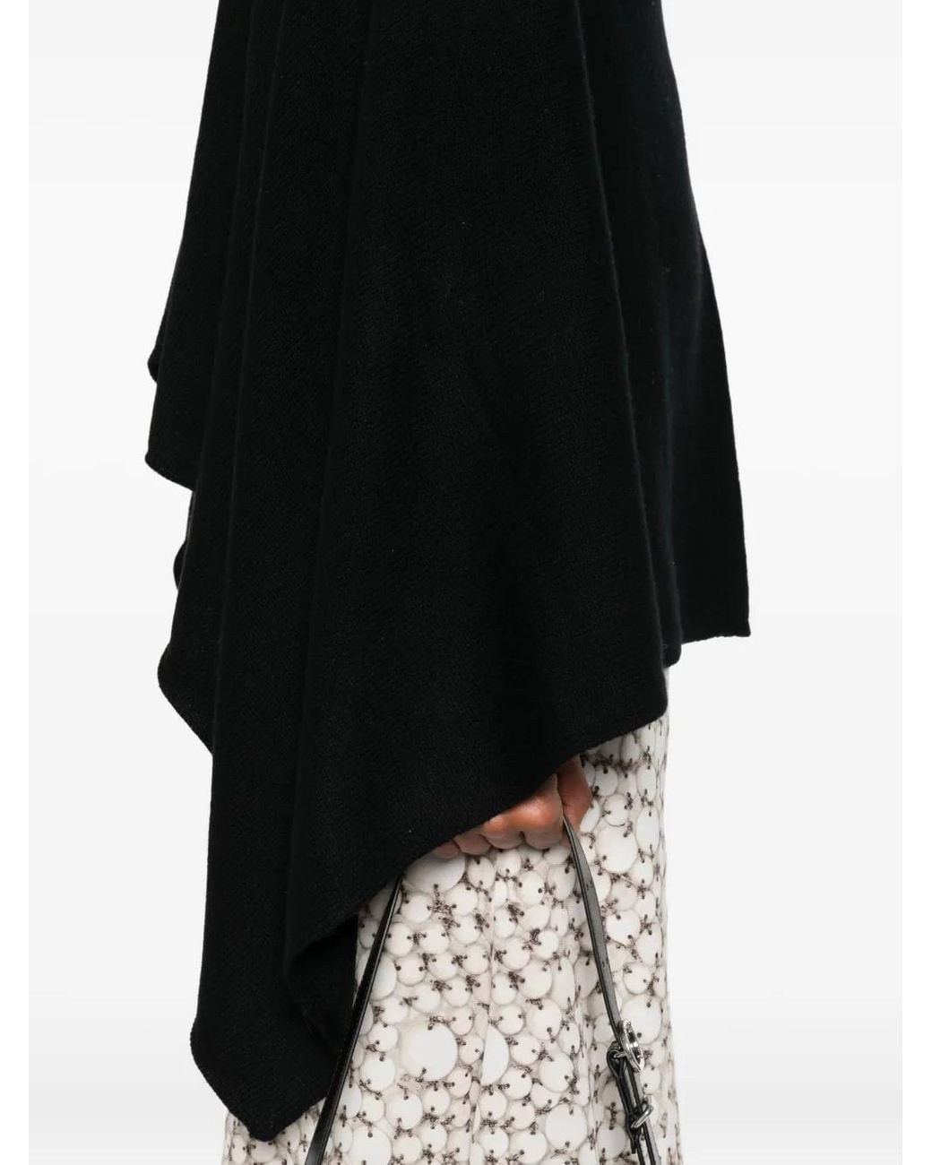 Bompard Black Cashmere Poncho