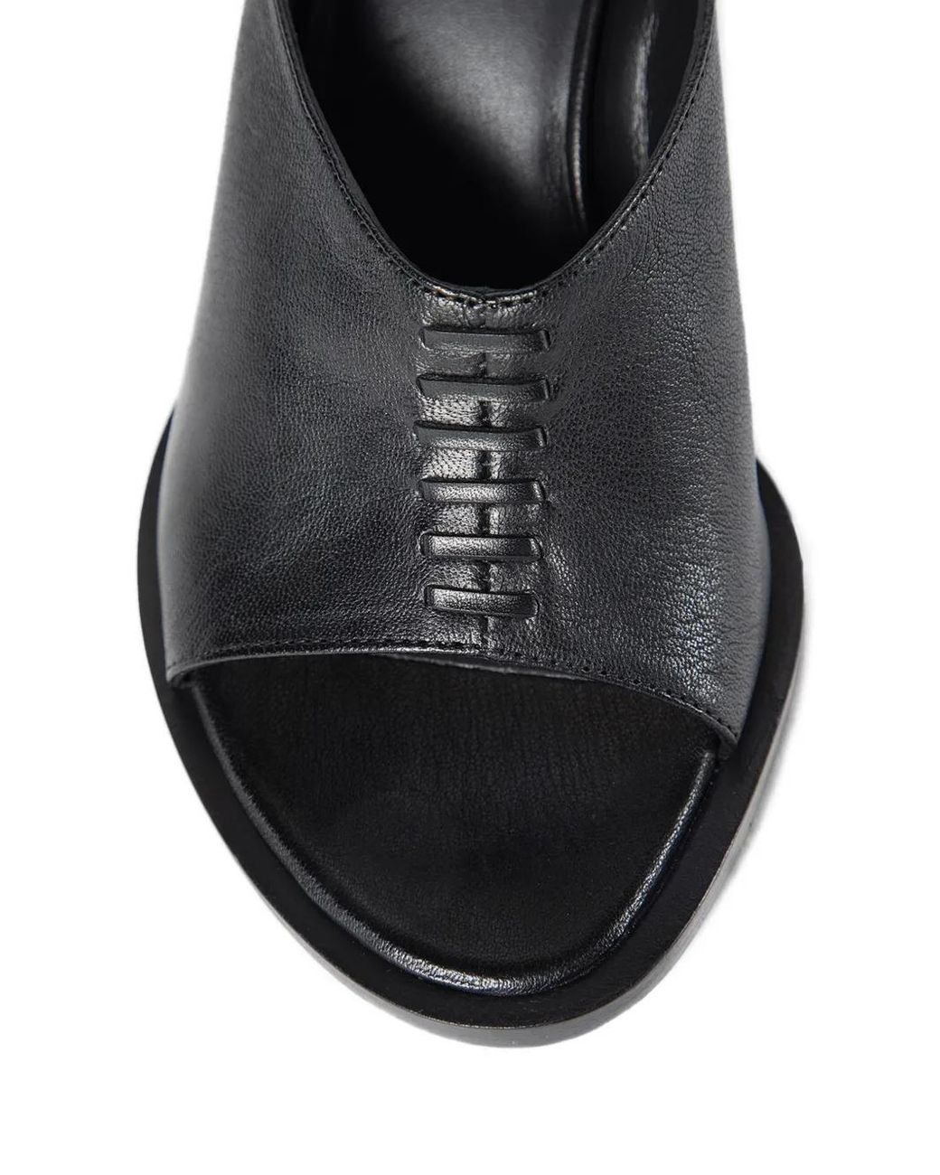 Ann Demeulemeester Black Siti Mid Heeled Sandals