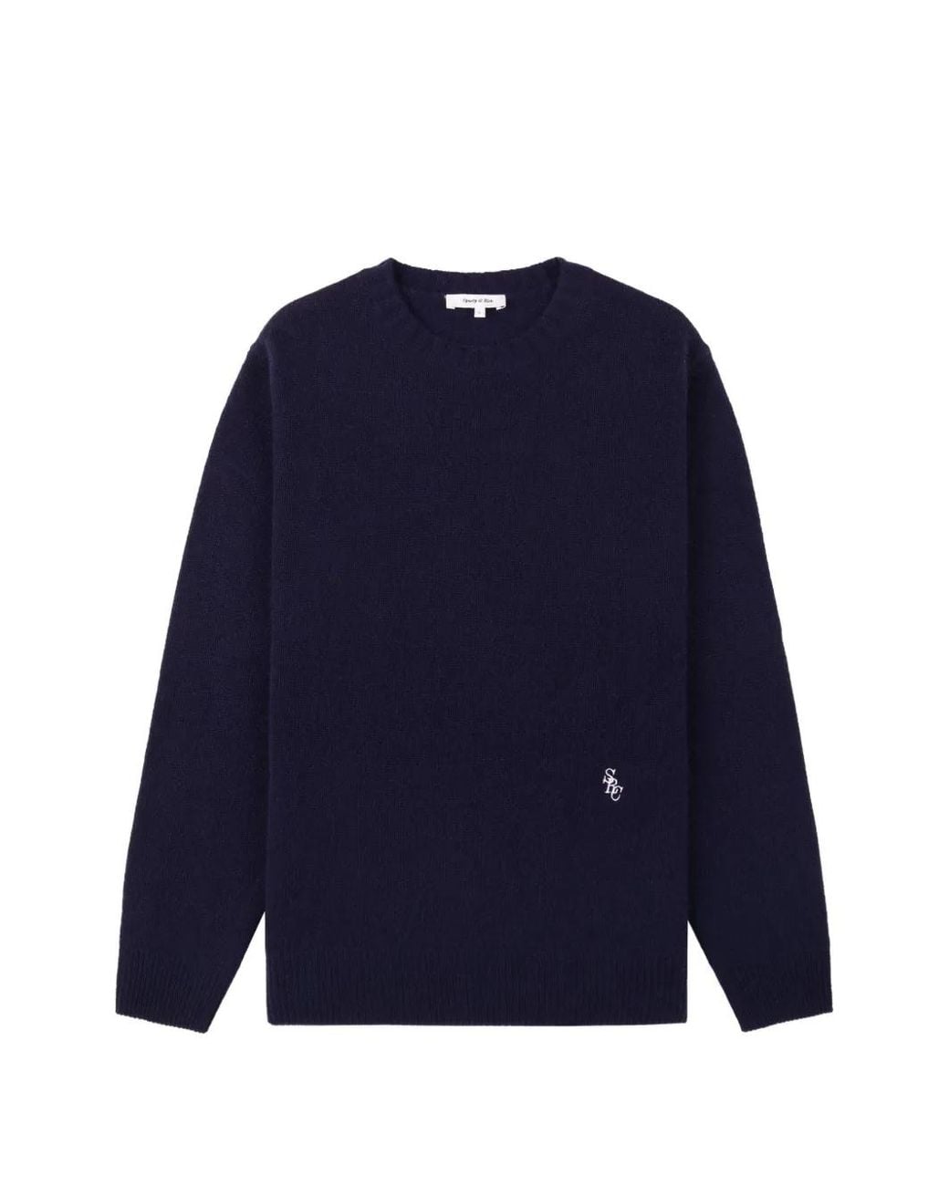 Sporty & Rich Blue Logo Knitwear