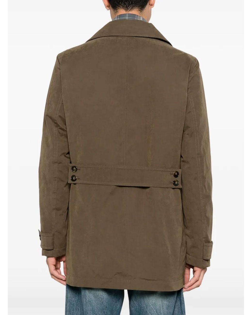 L'IMPERMEABILE Brown Terence Double-Breasted Coat for men