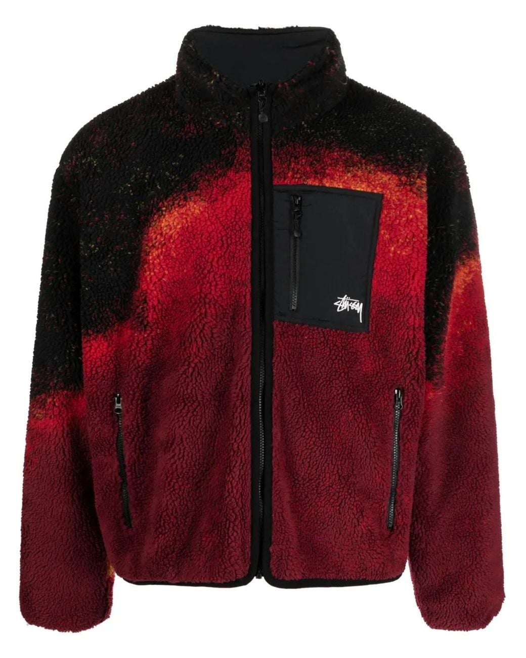 stussy-red-Sherpa-Fleece-