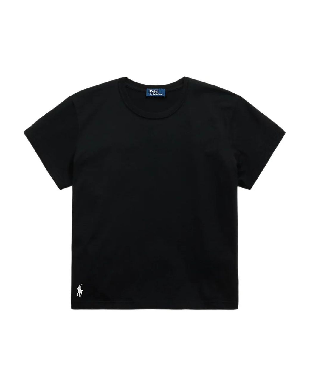 Polo Ralph Lauren Black Shrunken Fit Jersey T-Shirt