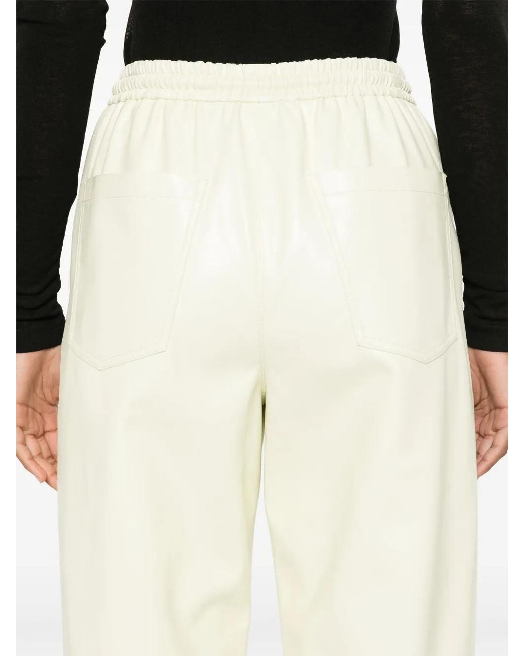 Nanushka White Calie Trousers