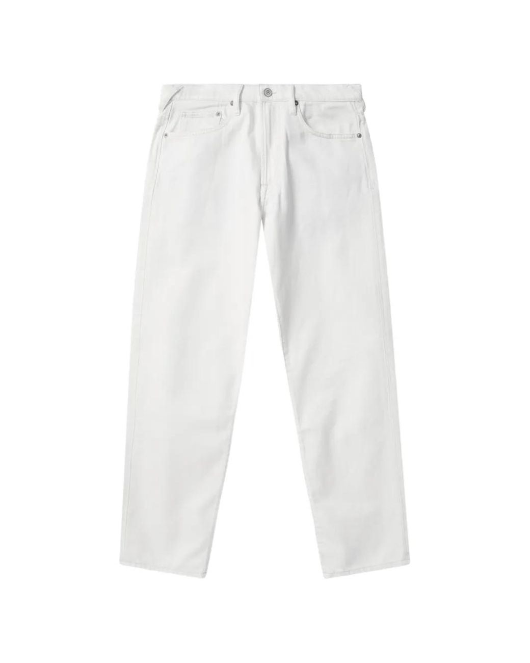 Paul Smith White Logo-Embroidered Jeans for men
