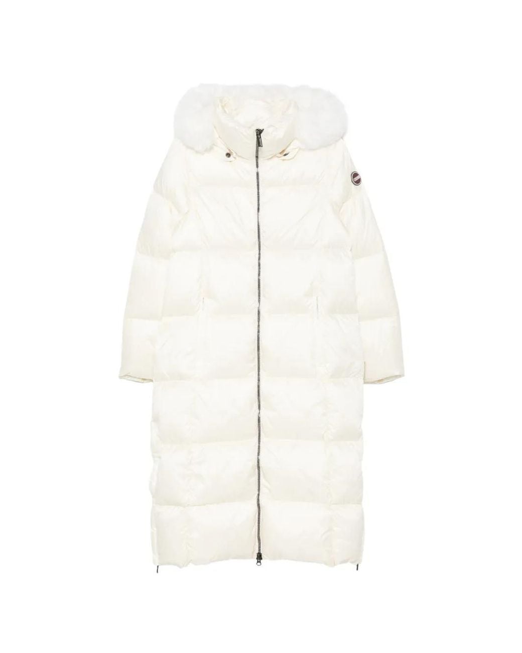 Colmar White Faux-Fur Trim Padded Coat