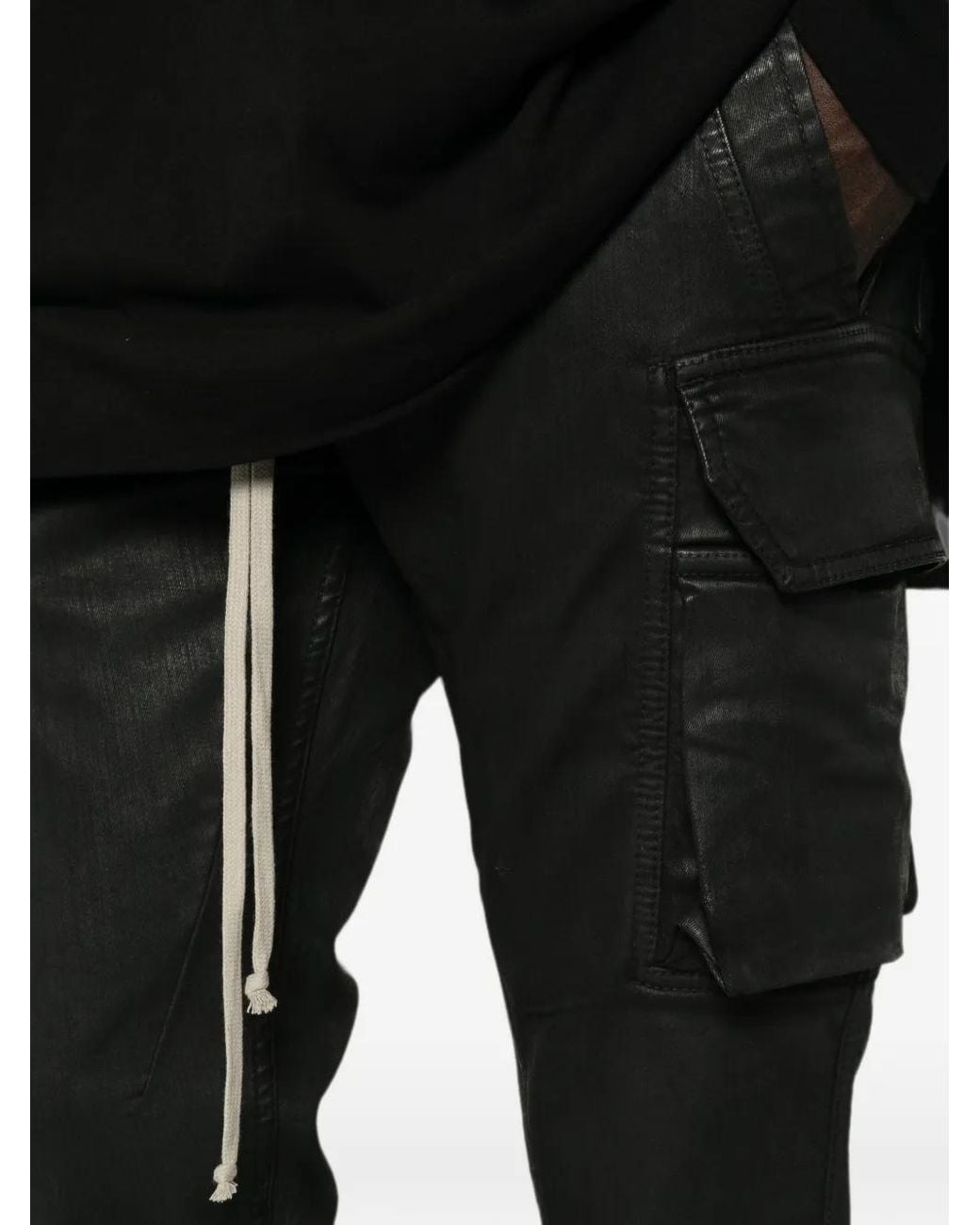 Rick Owens Black Tower Mastodon Cut Pants for men