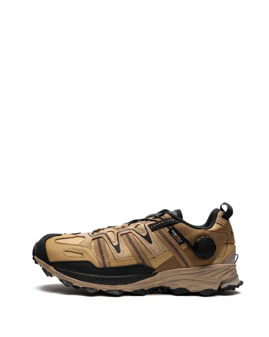 Adidas Brown Hyperturf Gaiter "Golden Biege" Sneakers