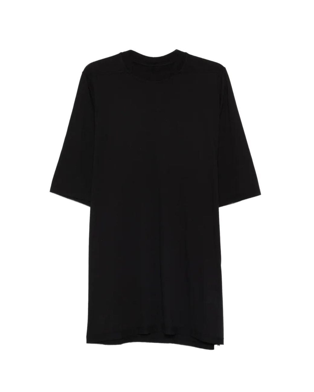 Rick Owens Black Temple Jumbo Ss T-Shirt for men