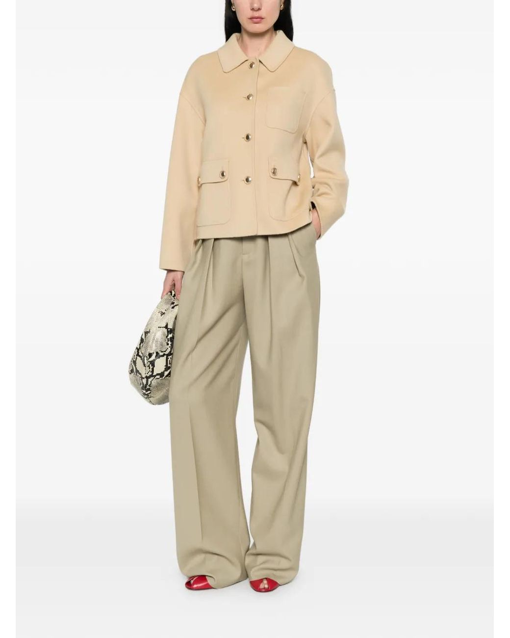 Arma Natural Flap-Pocket Jacket
