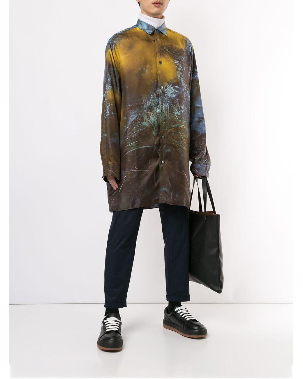 OAMC Forest-print Silk Shirt for Men | Lyst Canada