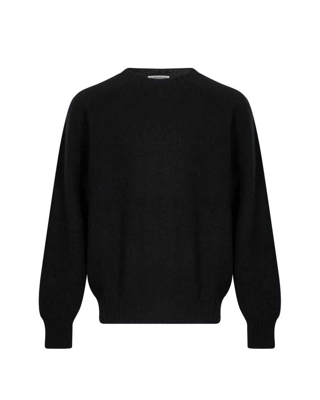 YMC Black Ribbed-Trim Sweater for men