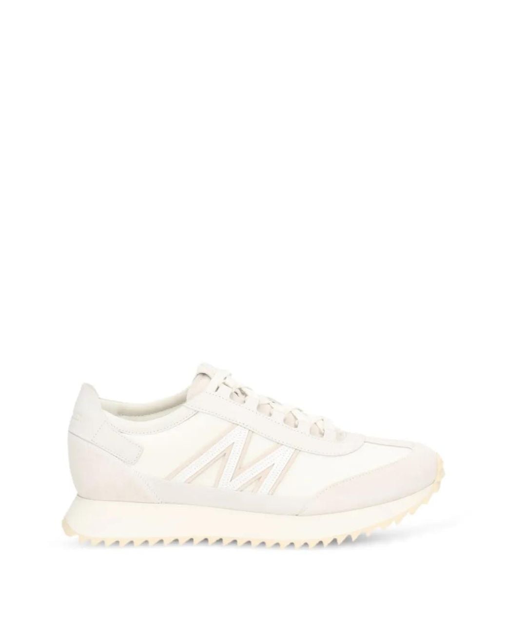 Moncler White Pacey2 Low-Top Sneakers for men