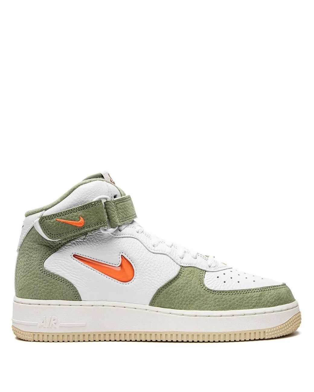 Nike Green Air Force 1 Mid Qs Shoes for men