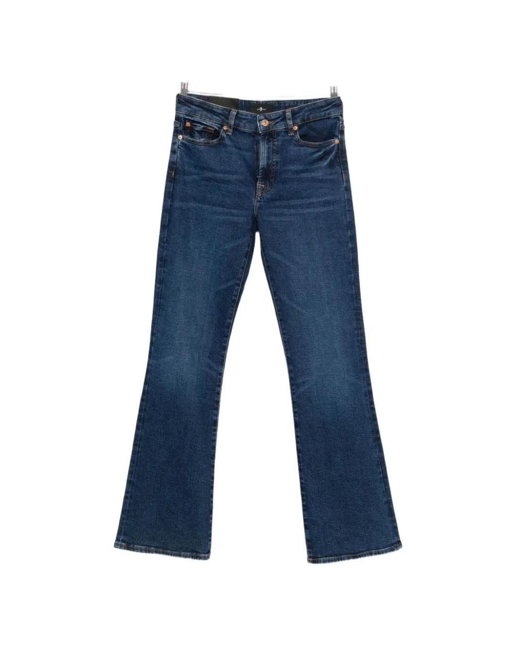 Seven7 Blue The Leggy Bootcut Jeans
