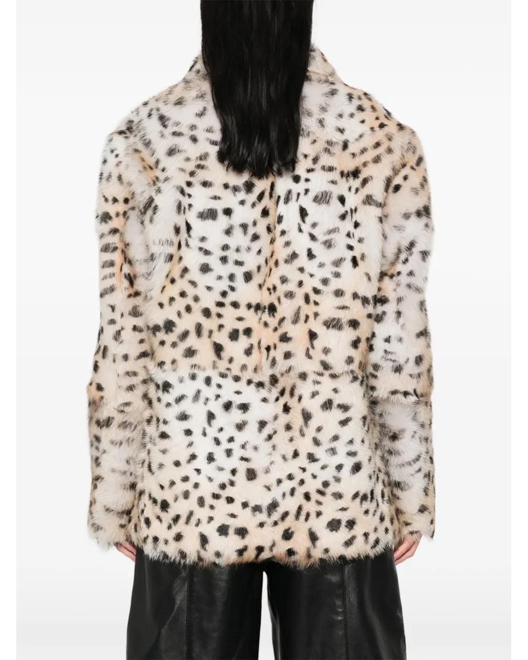 Arma Natural Leopard-Print Reversible Jacket