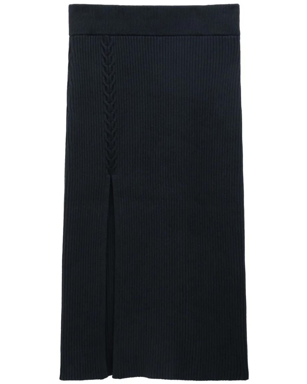 Filippa K Midi-Rok Met Split in het Blue