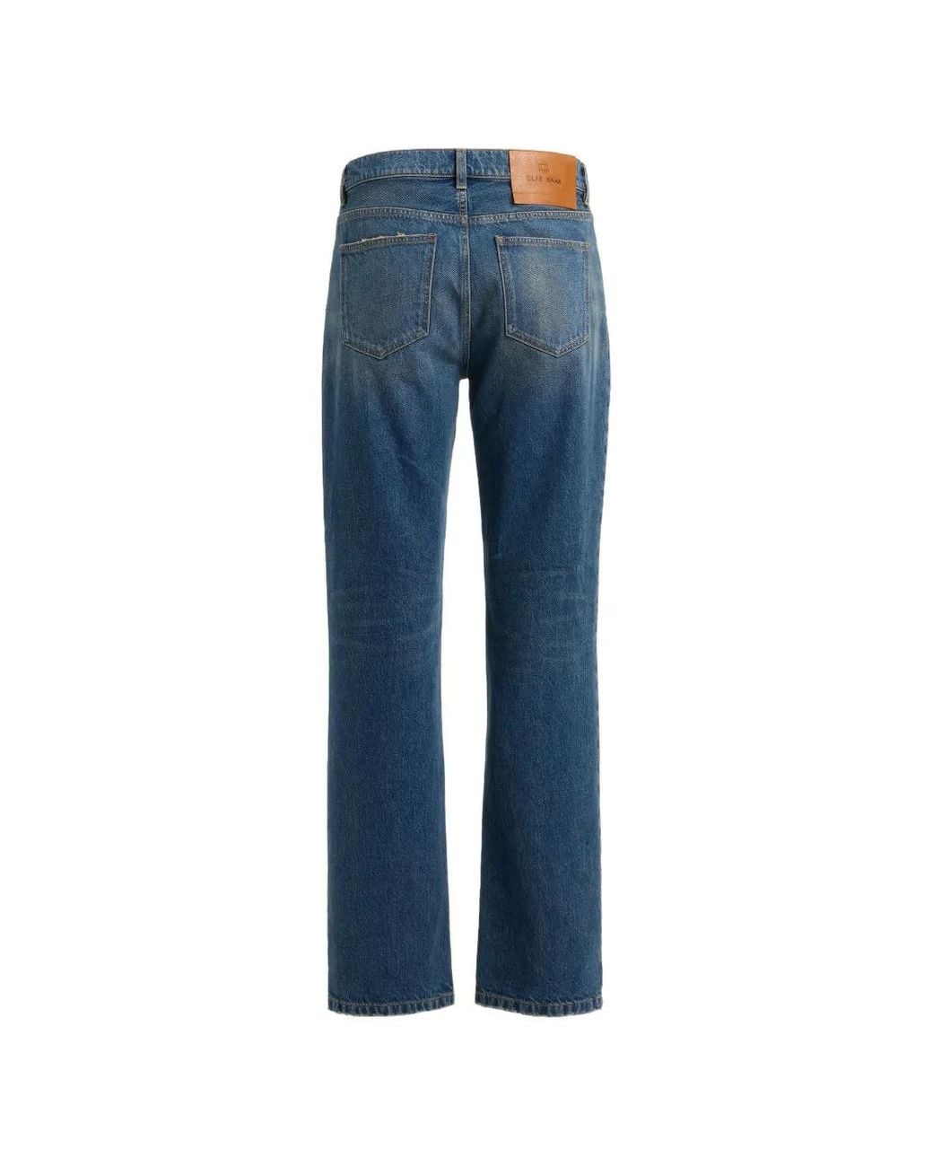 Vaqueros Rectos Elie Saab de color Blue
