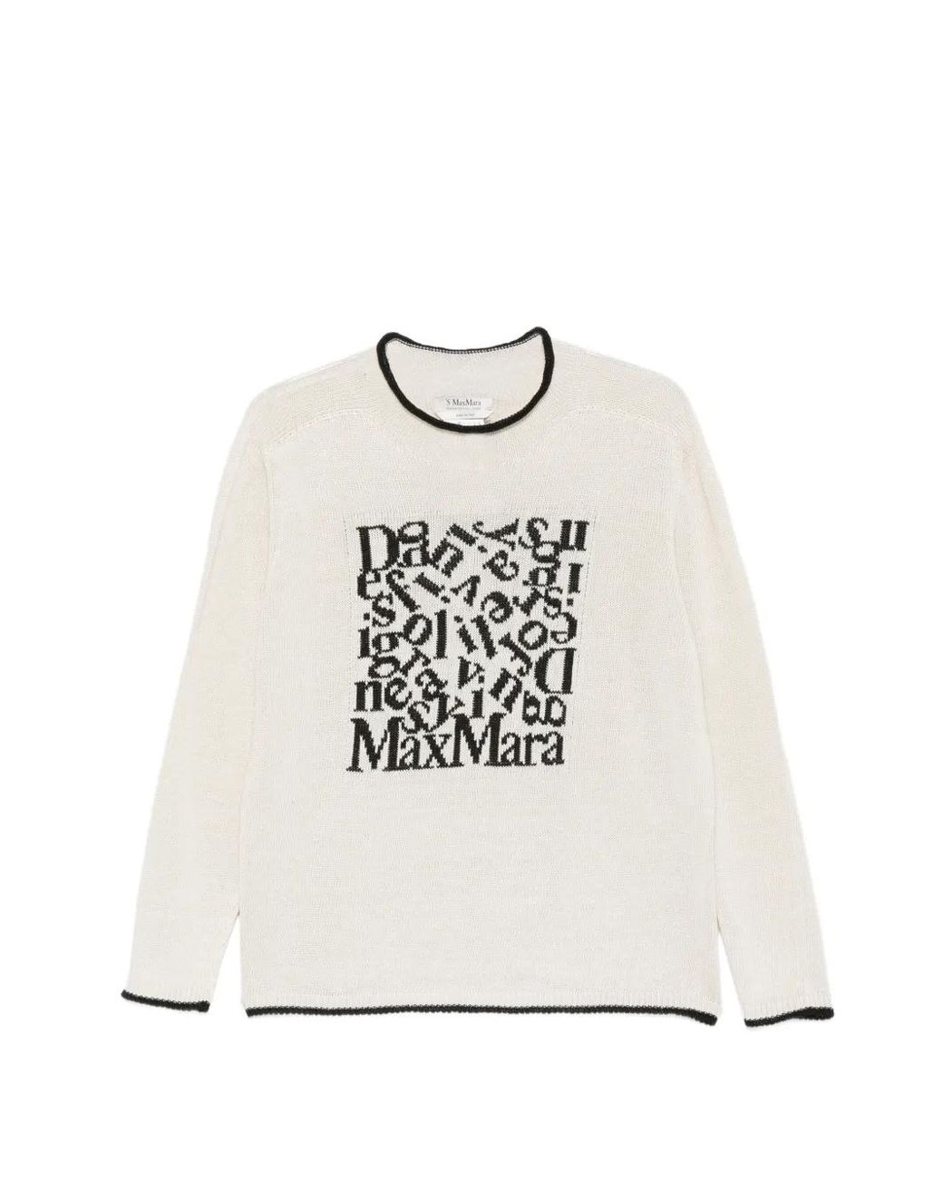 Jersey Attore Estampado Max Mara de color White
