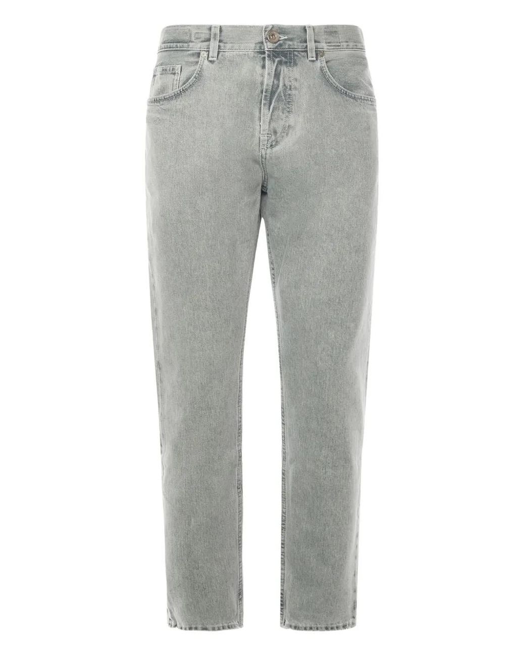 Vaqueros Con Cinco Bolsillos Eleventy de hombre de color Gray
