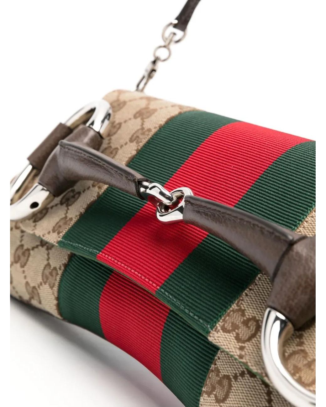 Gucci ホースビット チェーン ショルダーバッグ M レッド | Lyst
