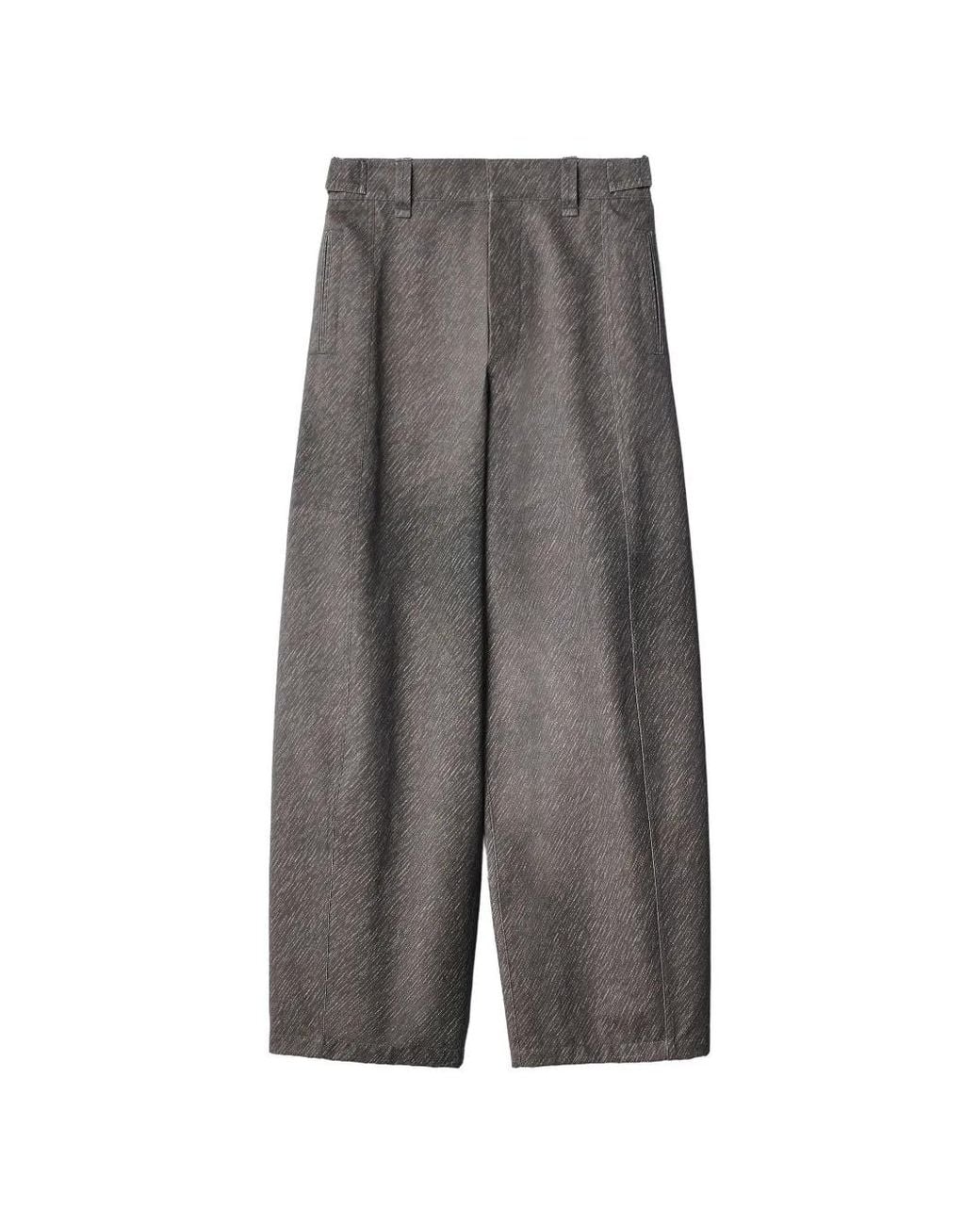 Lemaire Gray Maxi Pants for men