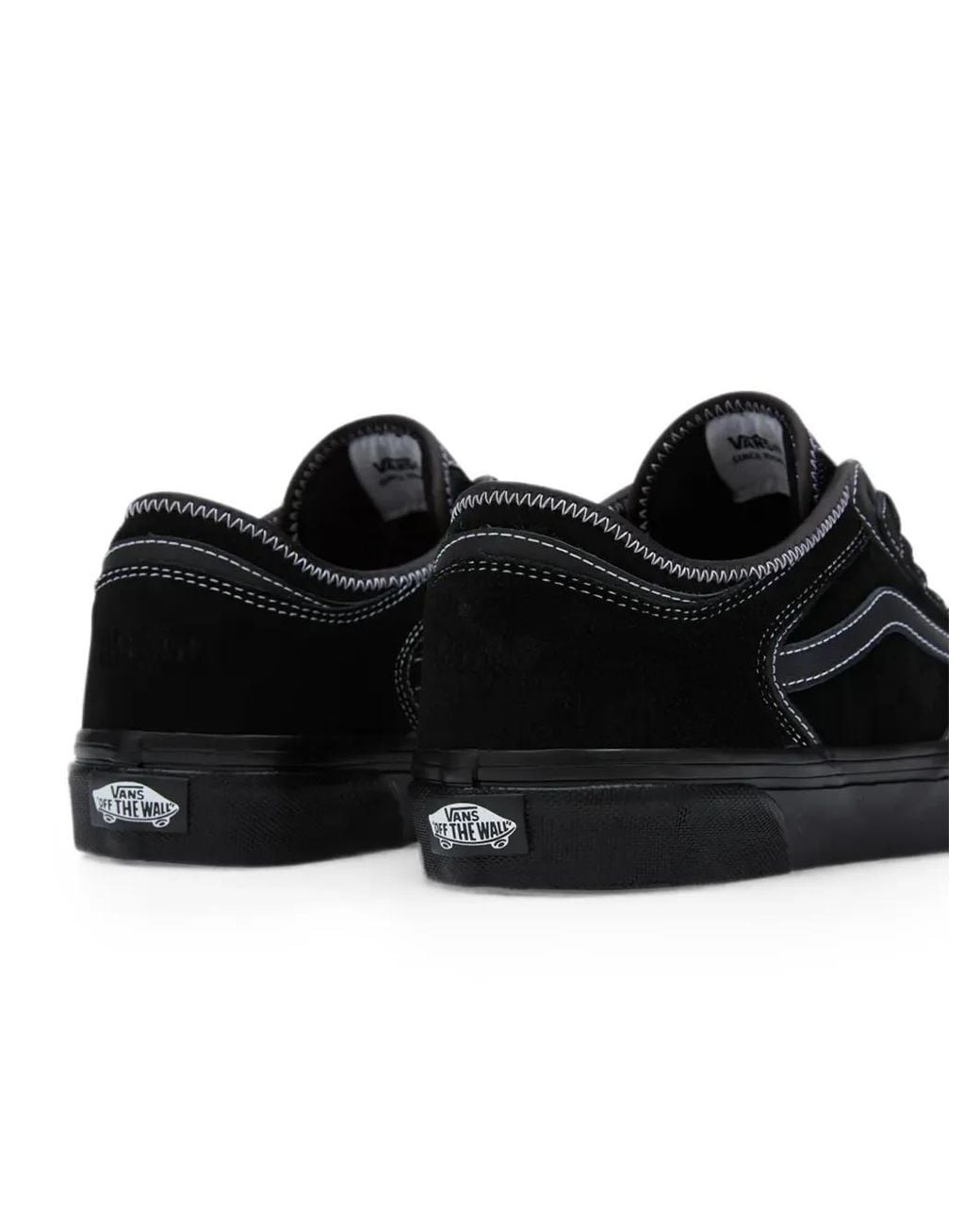 Vans Black Rowley Classic Contrast-Stitch Sneakers