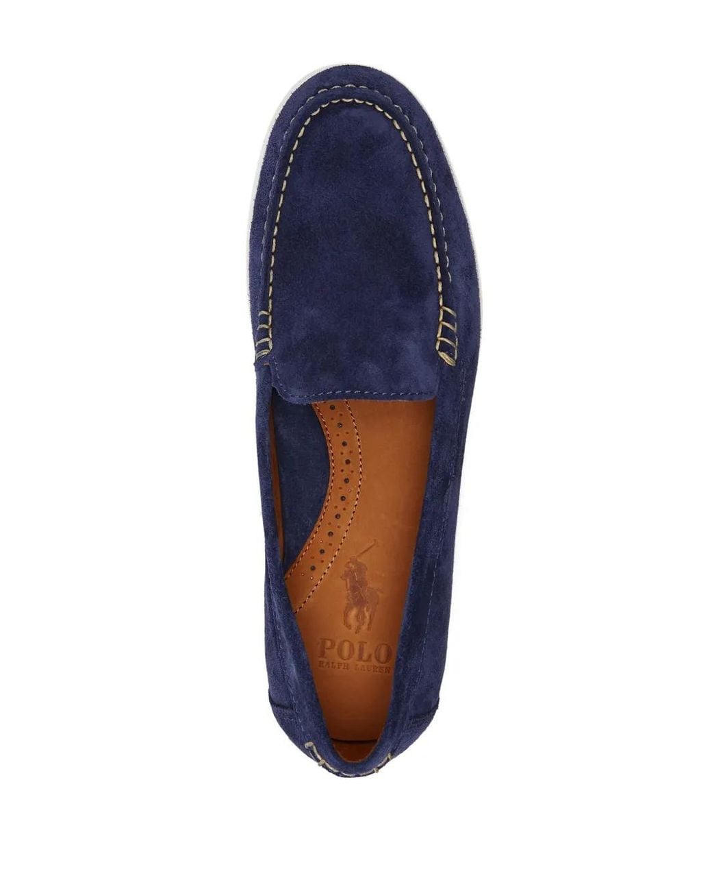 Polo Ralph Lauren Blue Merton Suede Loafers for men