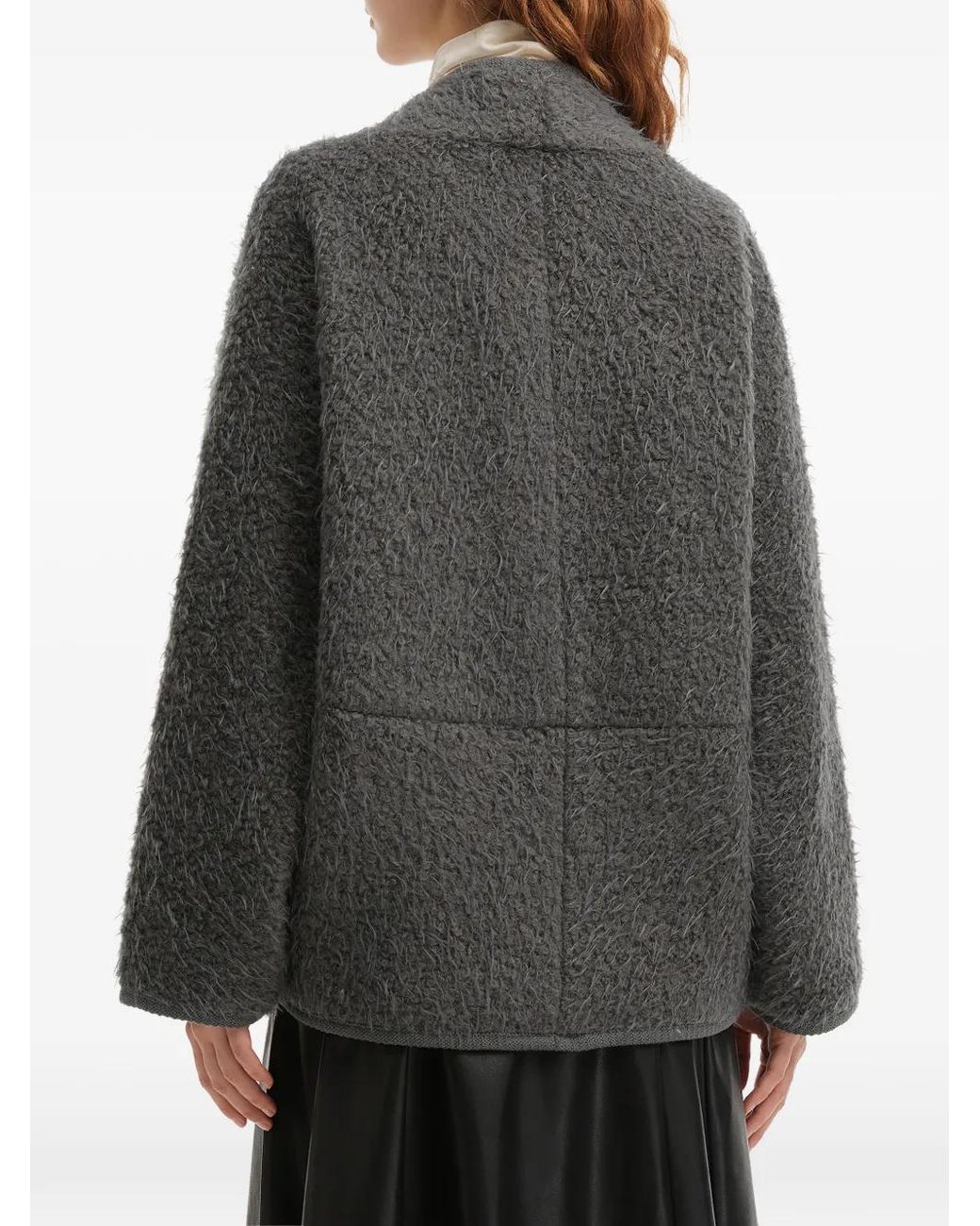 B+ AB Gray Button Jacket