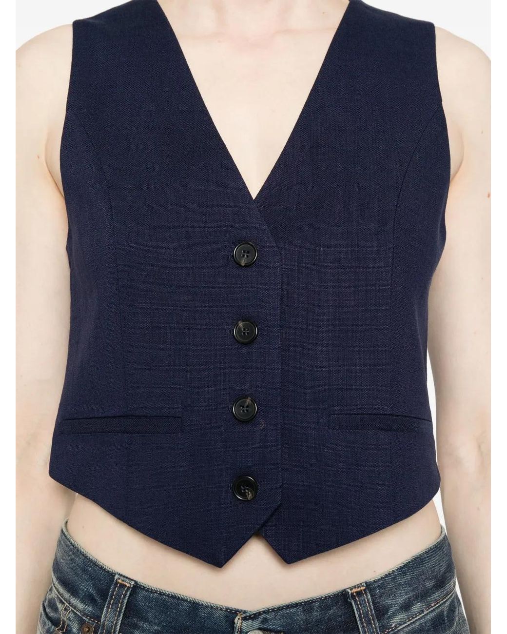 Gilet di MSGM in Blue
