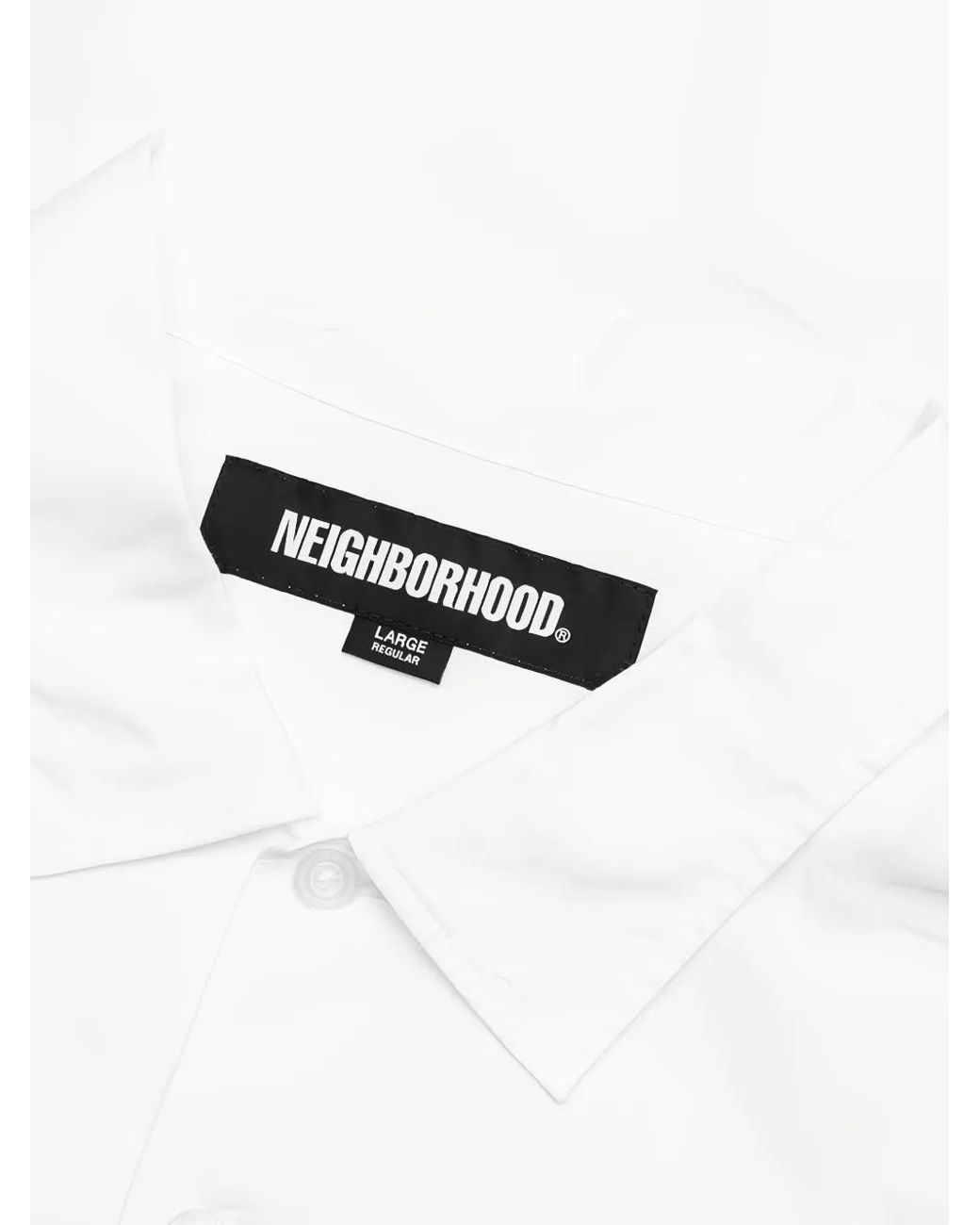 Neighborhood White Logo-Print Shirt for men