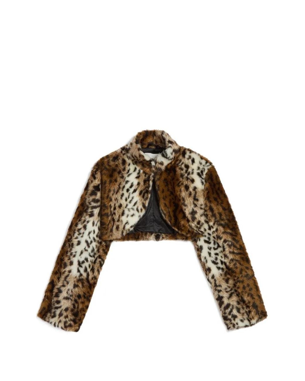 Apparis Brown Odette Leopard-Print Jacket