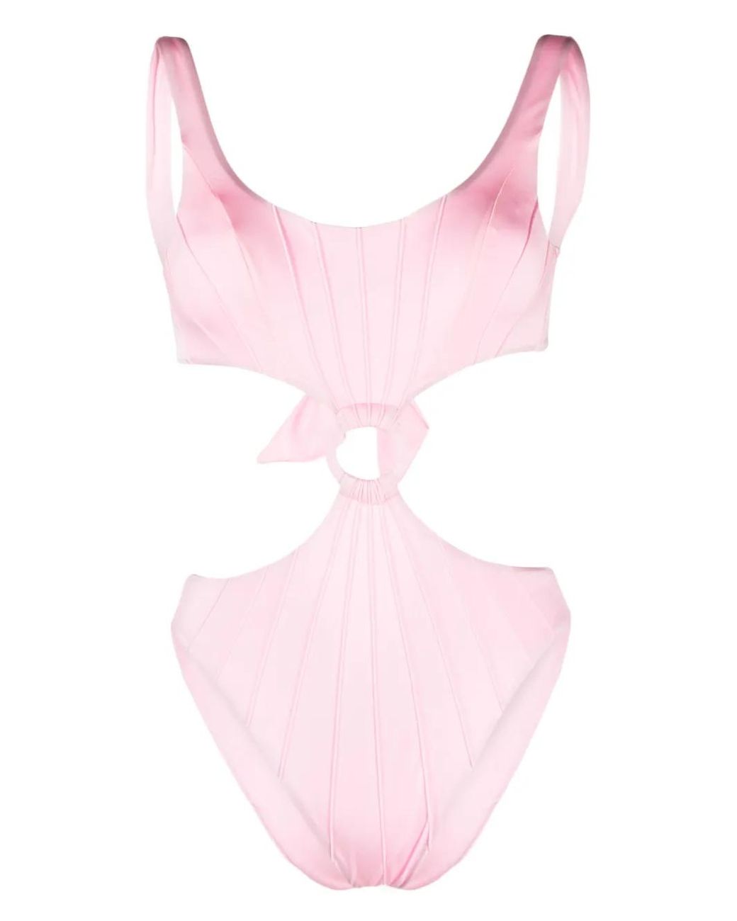 Noire Swimwear Pink Cut-Out Swimsuit