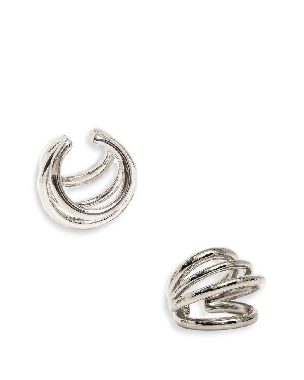 Panconesi Metallic Orbit Helix Ear Cuffs Set