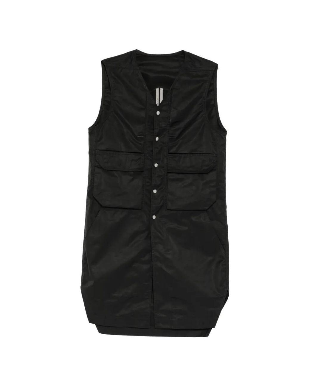 Rick Owens Black Débardeur Simplified Blixa for men