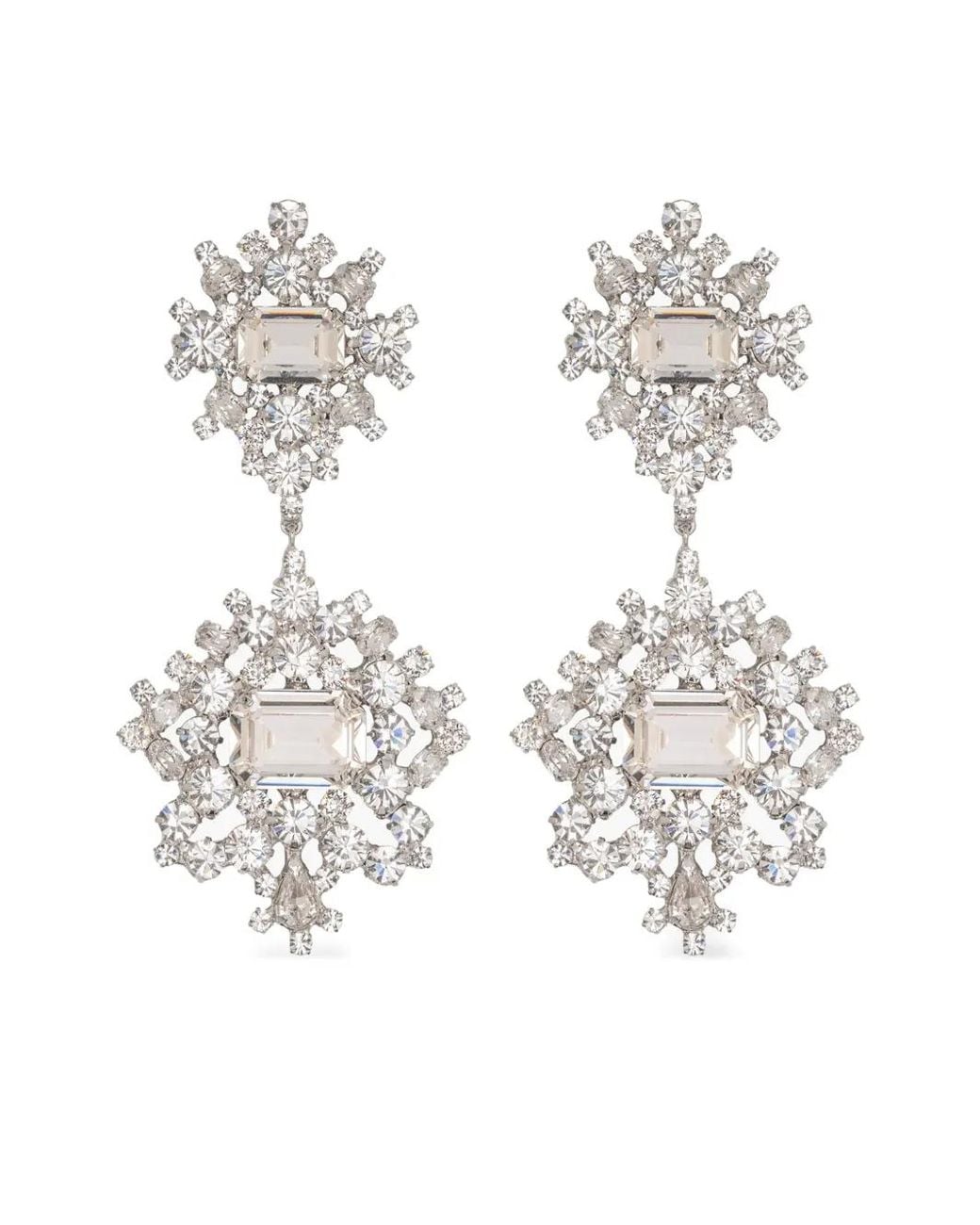 Jennifer Behr White Angelica Earrings