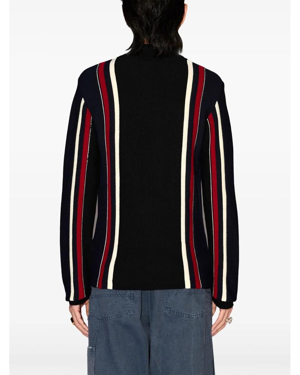 Ambush Black Logo-Embroidered Jumper for men