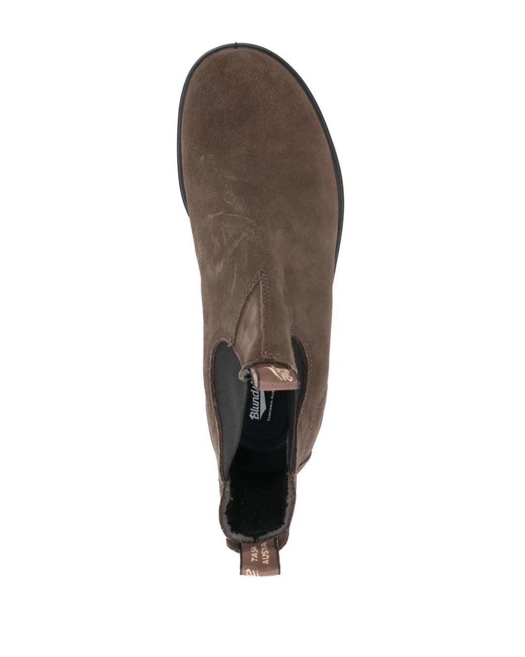Blundstone Brown Suede Chelsea Boots for men