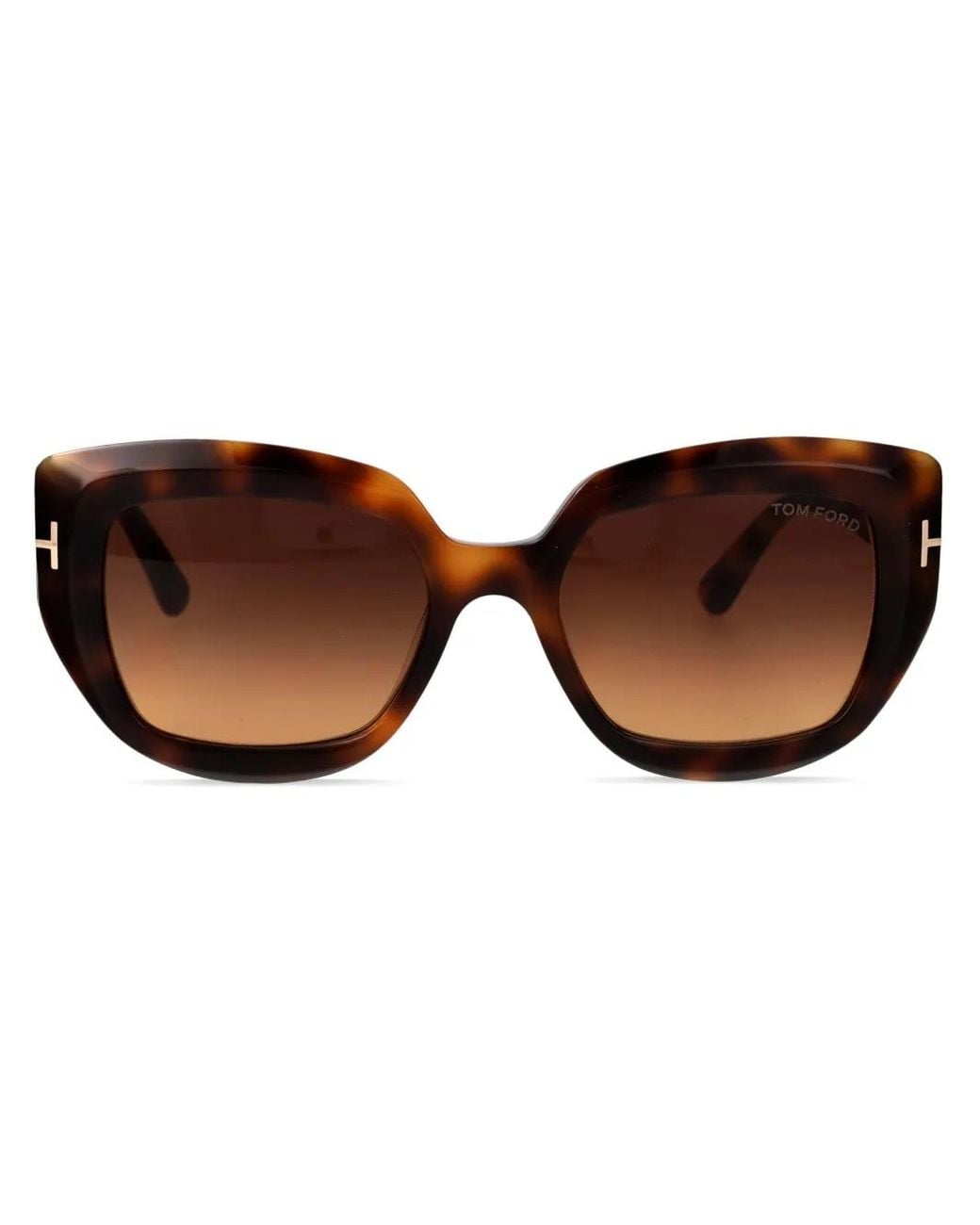 Tom Ford Brown Square-Frame Sunglasses