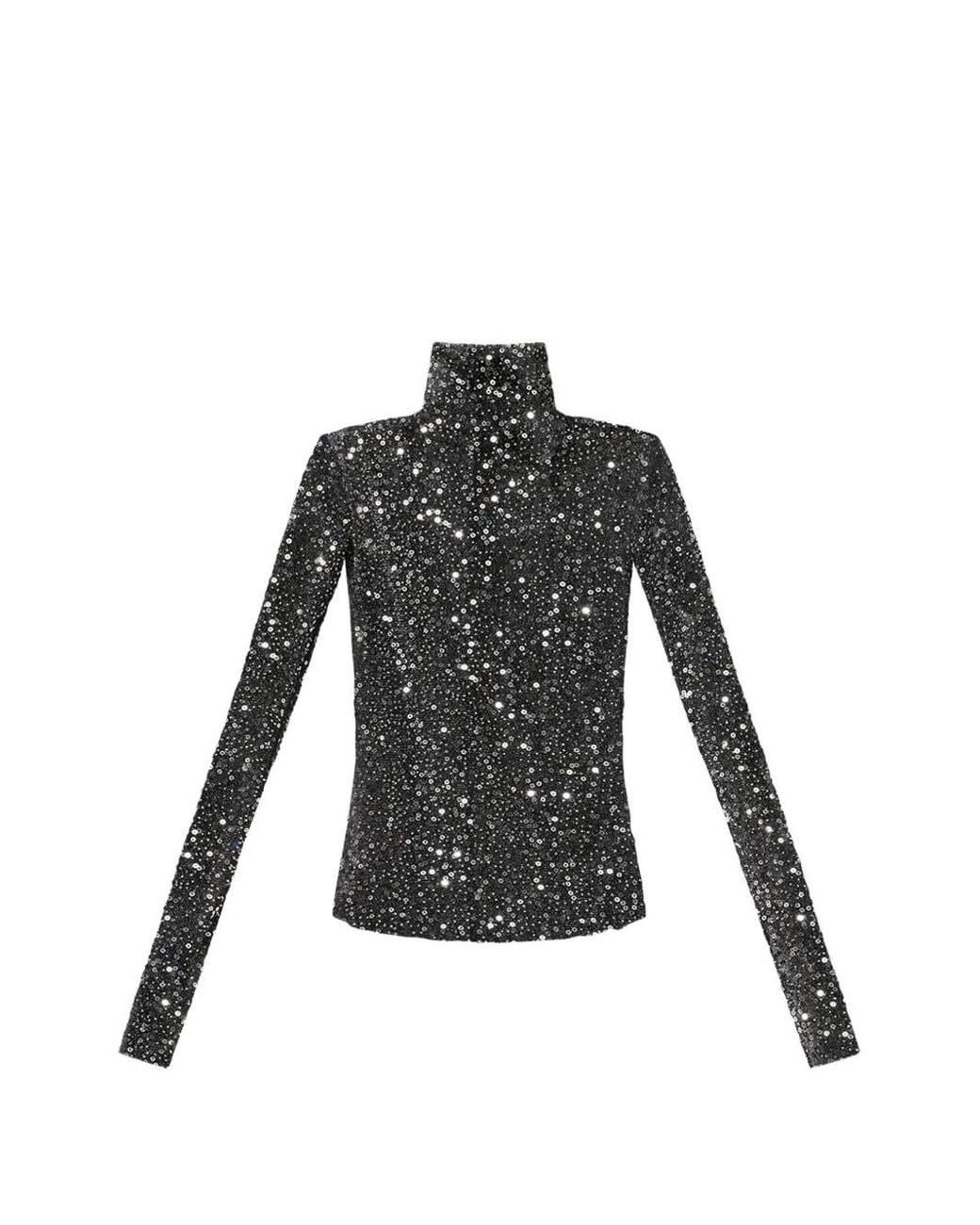 Isabel Marant Black Bead-Embellished Top