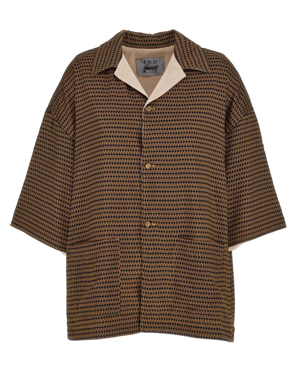 Indacum Brown Reversible Shirt for men
