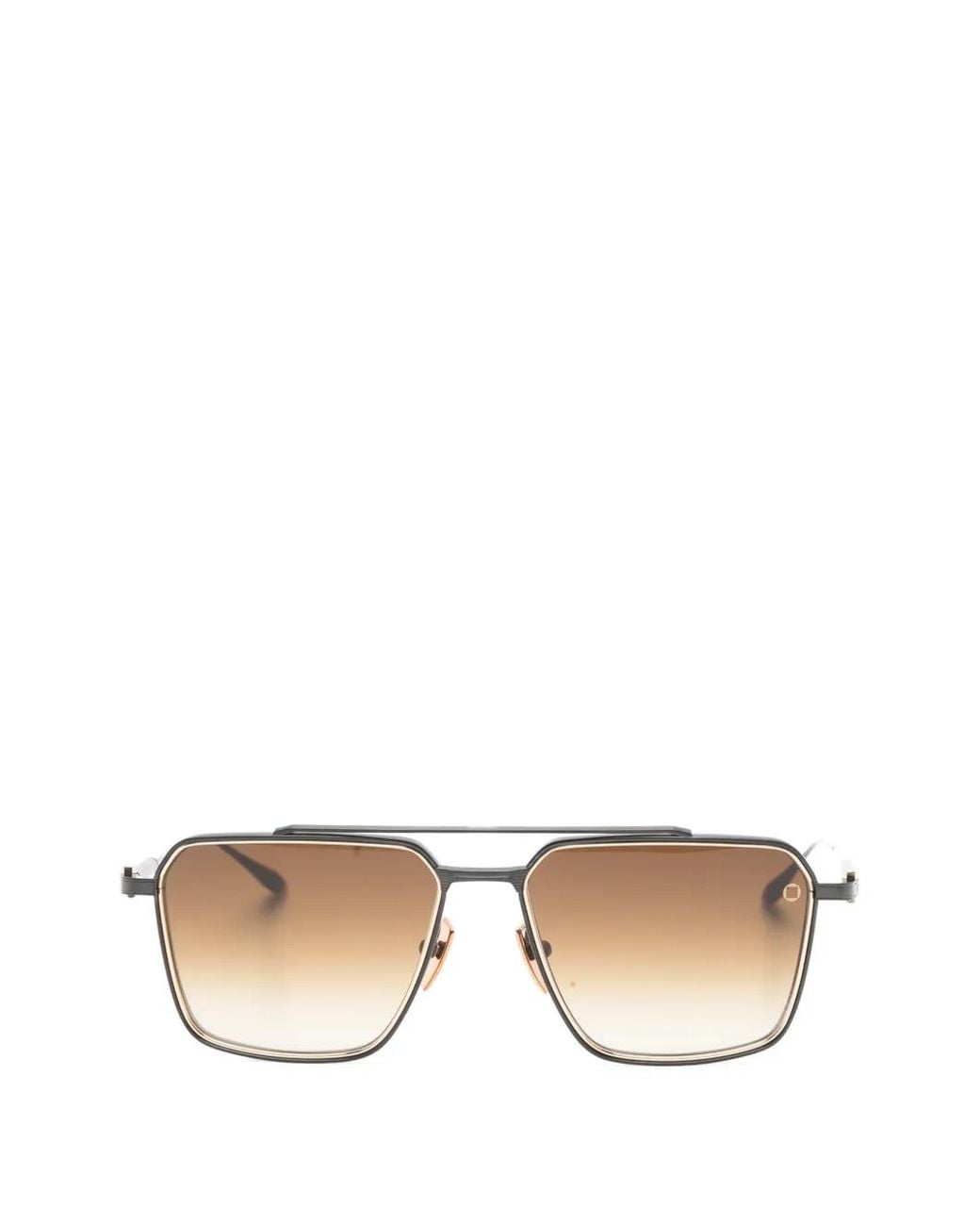 Akoni Natural Telesto Square-Frame Sunglasses